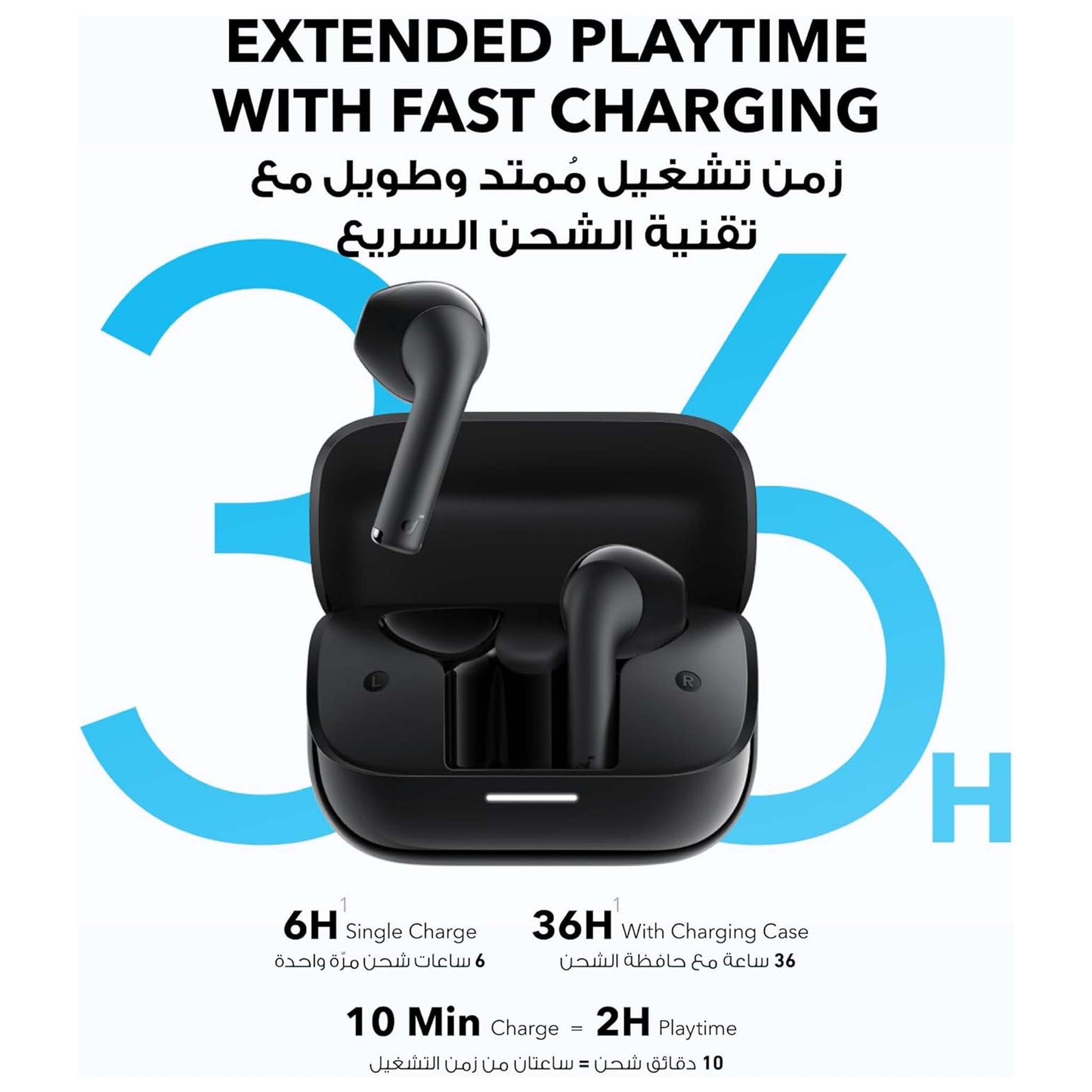 Anker Soundcore K20i True Wireless Earbuds - Black