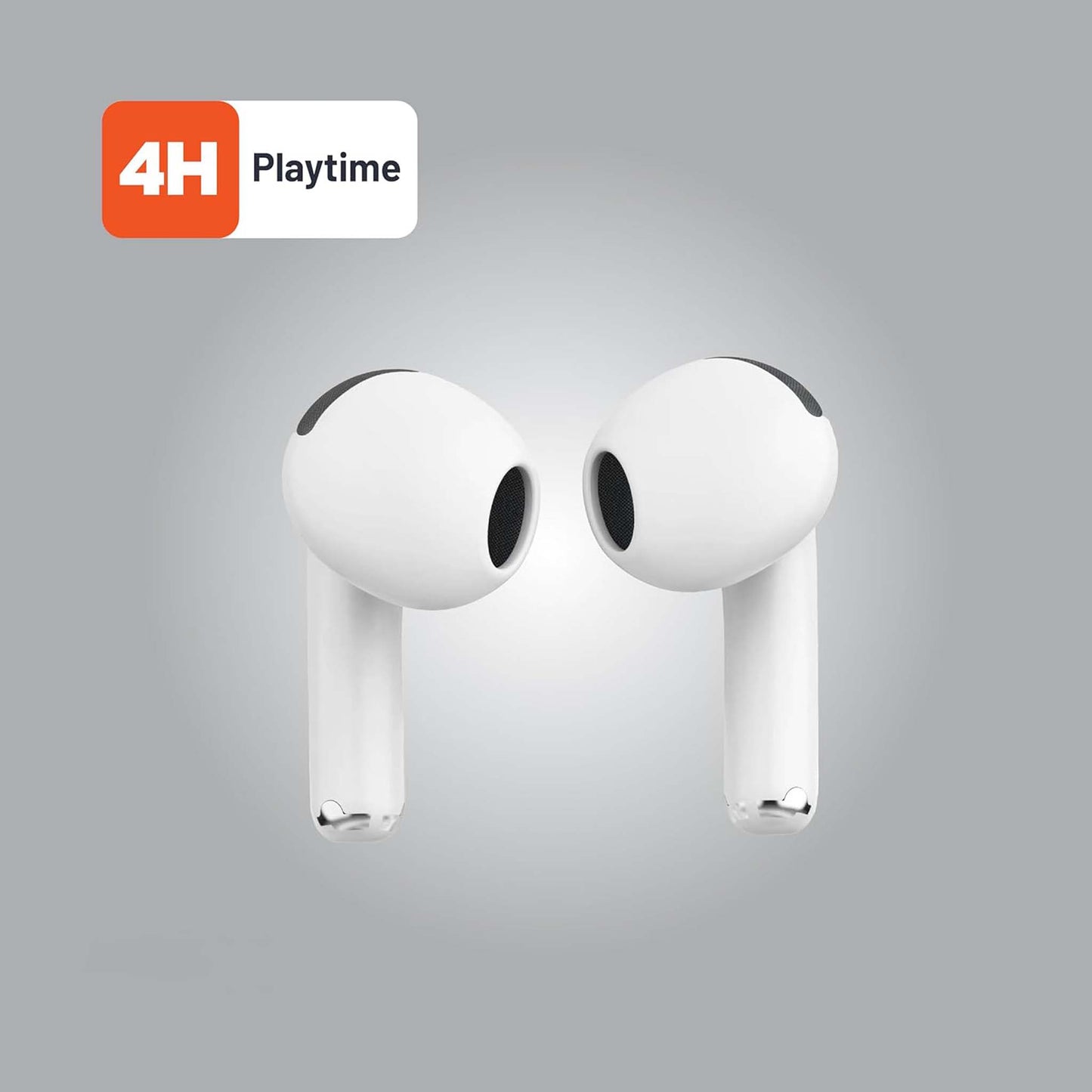 MODIO DL02 Bluetooth Earbuds, LED Power Display, Bass Stereo, in-Ear Noise Cancelling Mic