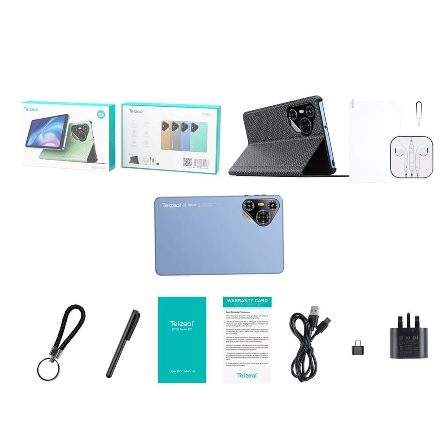 Telzeal P700 - 5G (6GB RAM + 256GB ROM) - SIM SUPPORTED