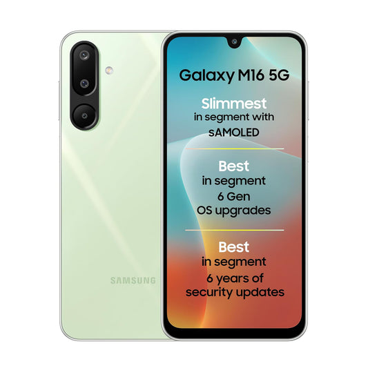 Samsung Galaxy M16 (6GB RAM + 128GB ROM) - Mint Green