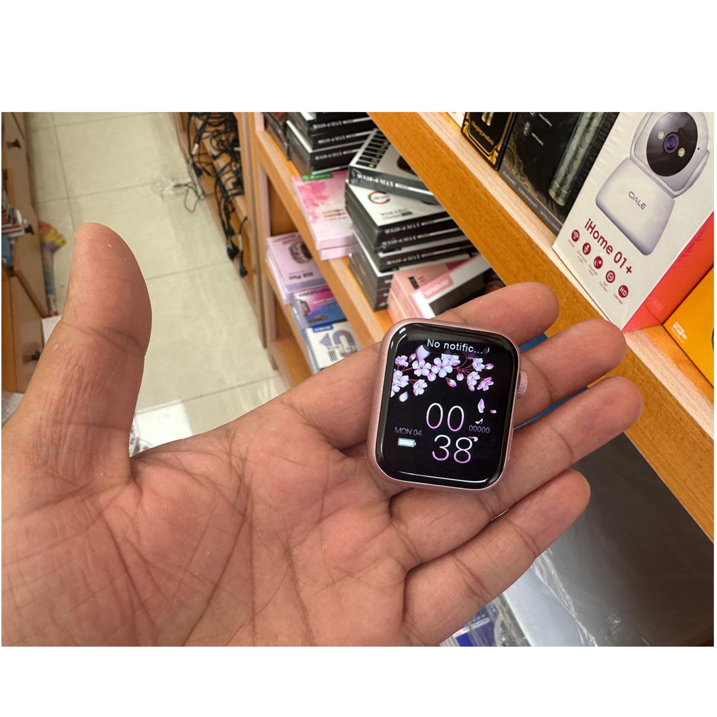 Wisme WS 58 Mini Smartwatch – Bluetooth Calling, HD Display, 3 Straps, Fitness Tracker, Waterproof – Compatible with Android & iOS