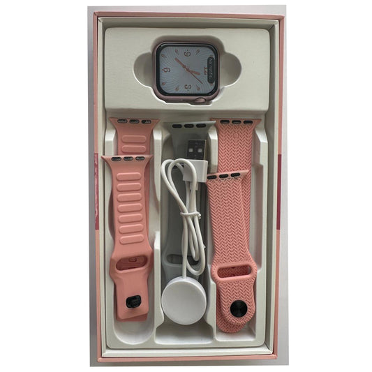 Wisme WS 58 Mini Smartwatch – Bluetooth Calling, HD Display, 3 Straps, Fitness Tracker, Waterproof – Compatible with Android & iOS